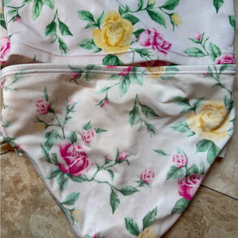 JANIE AND JACK Floral Kids Swim Set